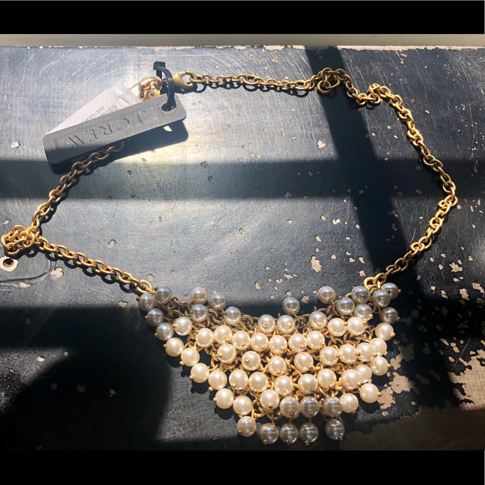 NWT J. Crew pearl bib necklace